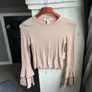 NWT Forever 21 ribbed long sleeve shirt